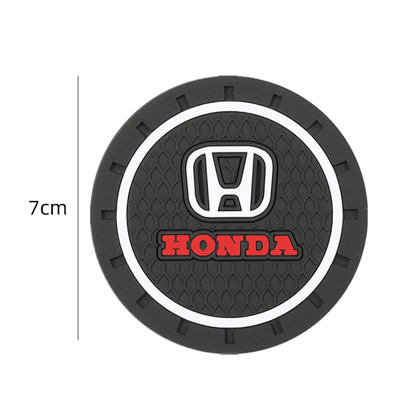 Car Coaster Water Cup Bottle Holder Anti-Slip Pad Mat Silica Gel Waterproof for Odyssey Spirior CR-V Civic City Accord