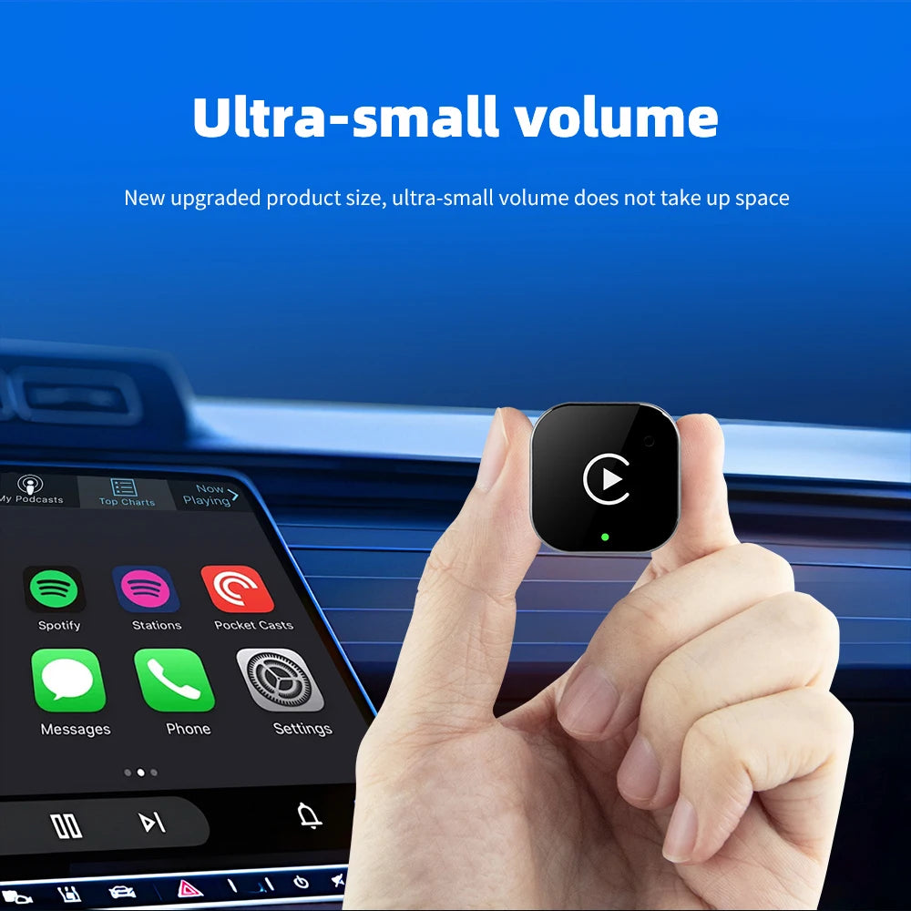 2 In 1 Wireless Carplay Dongle Wireless Android Auto/ Apple Carplay Adapter AI Smart Box for Car with Wired Carplay Car Intelligent Systems