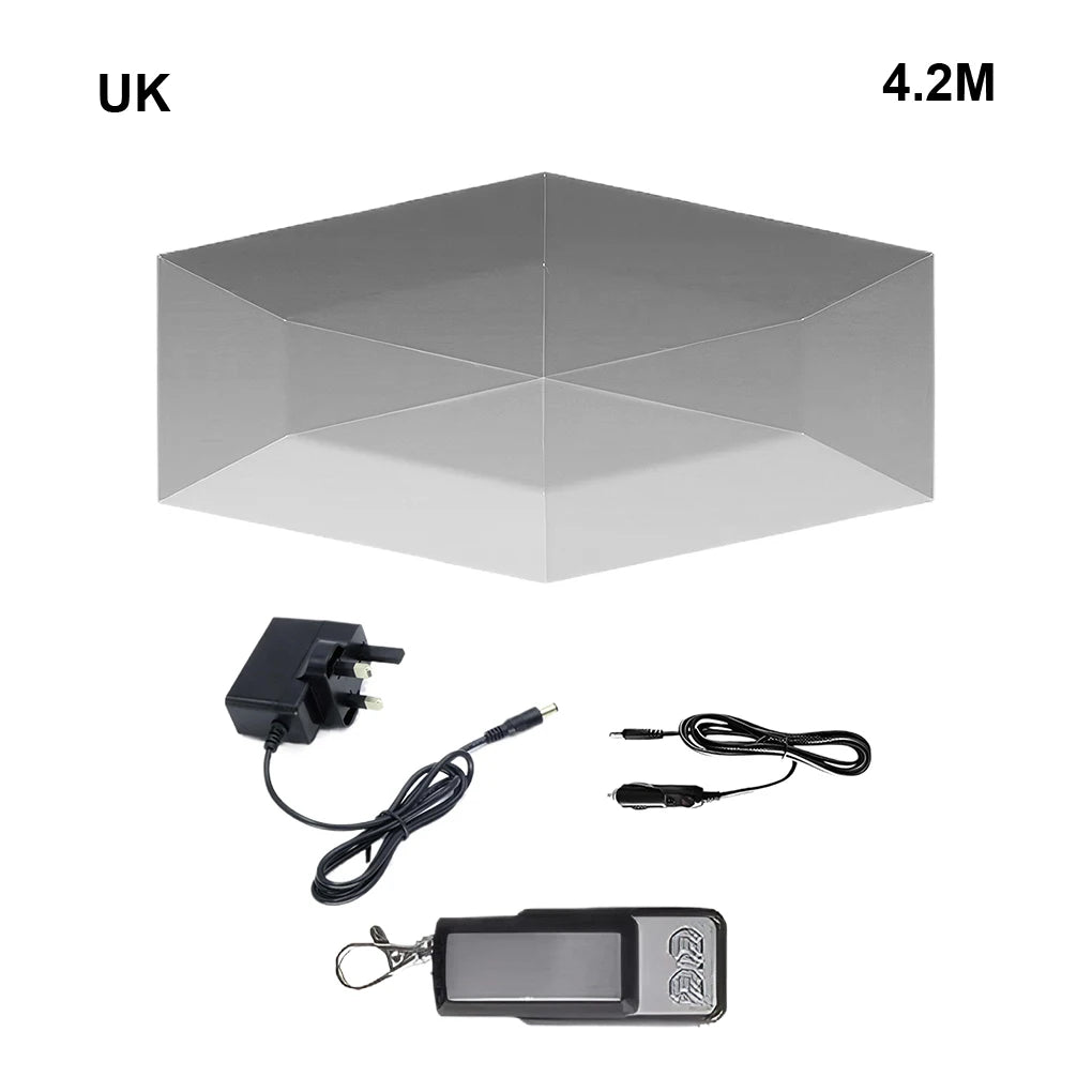 Car Umbrella Fully-Automatic Awning Tent Auto Smart Insulated Cover Outdoor Waterproof Folded Canopy Cover Sun Shade Car Tent