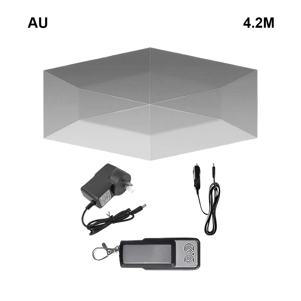 Car Umbrella Fully-Automatic Awning Tent Auto Smart Insulated Cover Outdoor Waterproof Folded Canopy Cover Sun Shade Car Tent