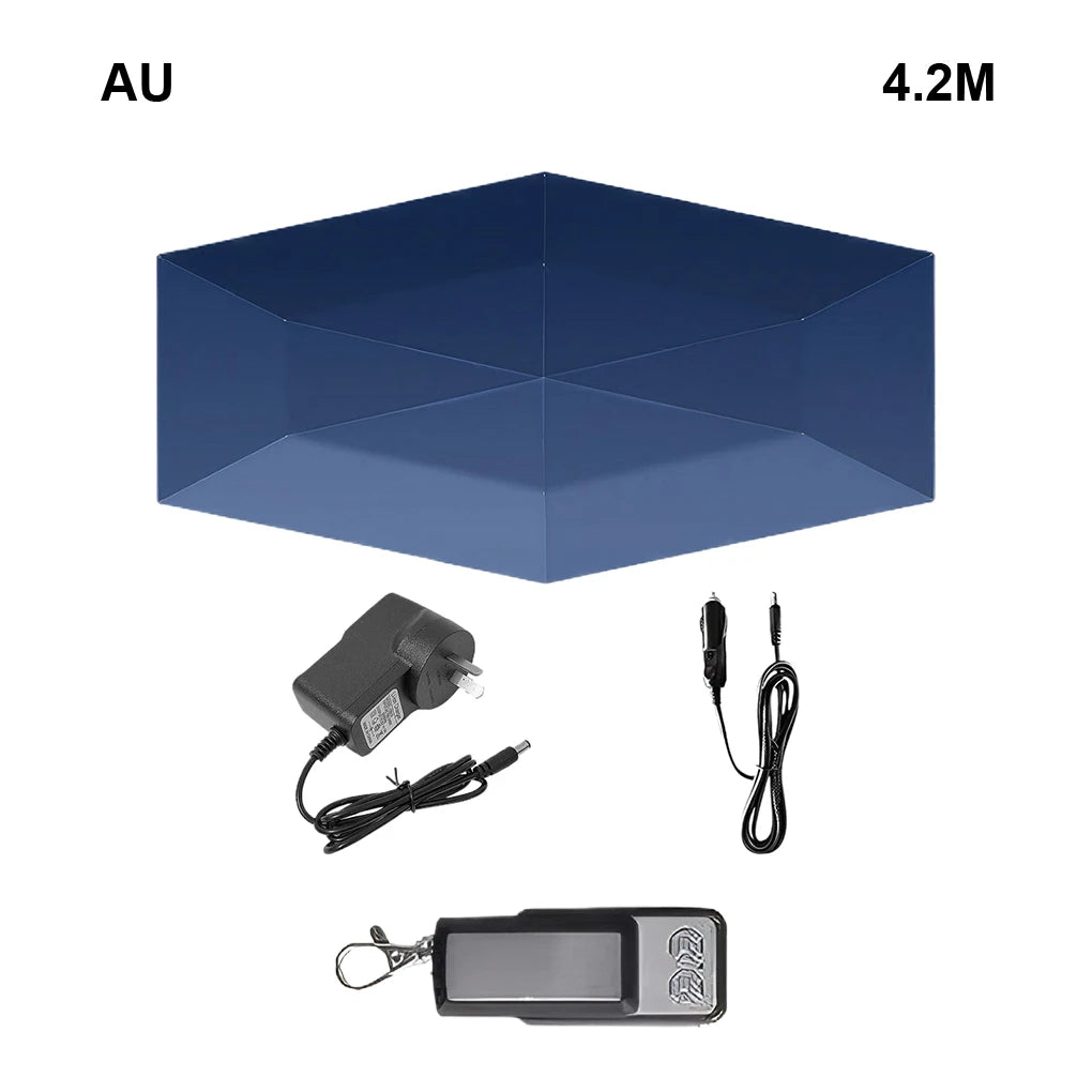 Car Umbrella Fully-Automatic Awning Tent Auto Smart Insulated Cover Outdoor Waterproof Folded Canopy Cover Sun Shade Car Tent