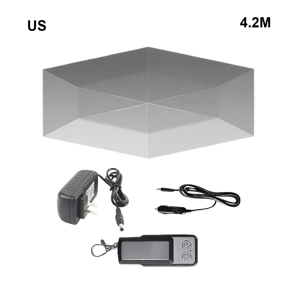 Car Umbrella Fully-Automatic Awning Tent Auto Smart Insulated Cover Outdoor Waterproof Folded Canopy Cover Sun Shade Car Tent