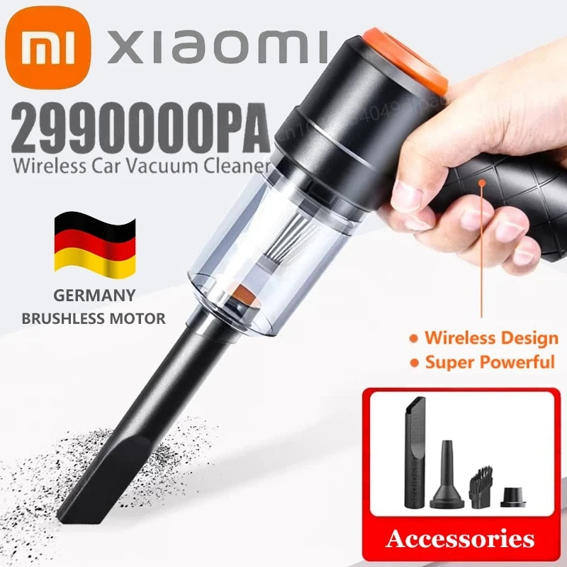 Xiaomi Wireless 690000Pa Car Vacuum Portabale Cleaner Cordless Handheld Vacuum High-Power Vacuum Cleaner for Home Office Car New