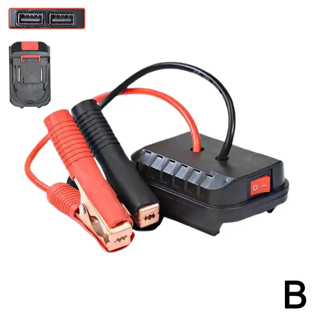 Jump Starter - Booster Cable Adapter Emergency Power DIY Tools