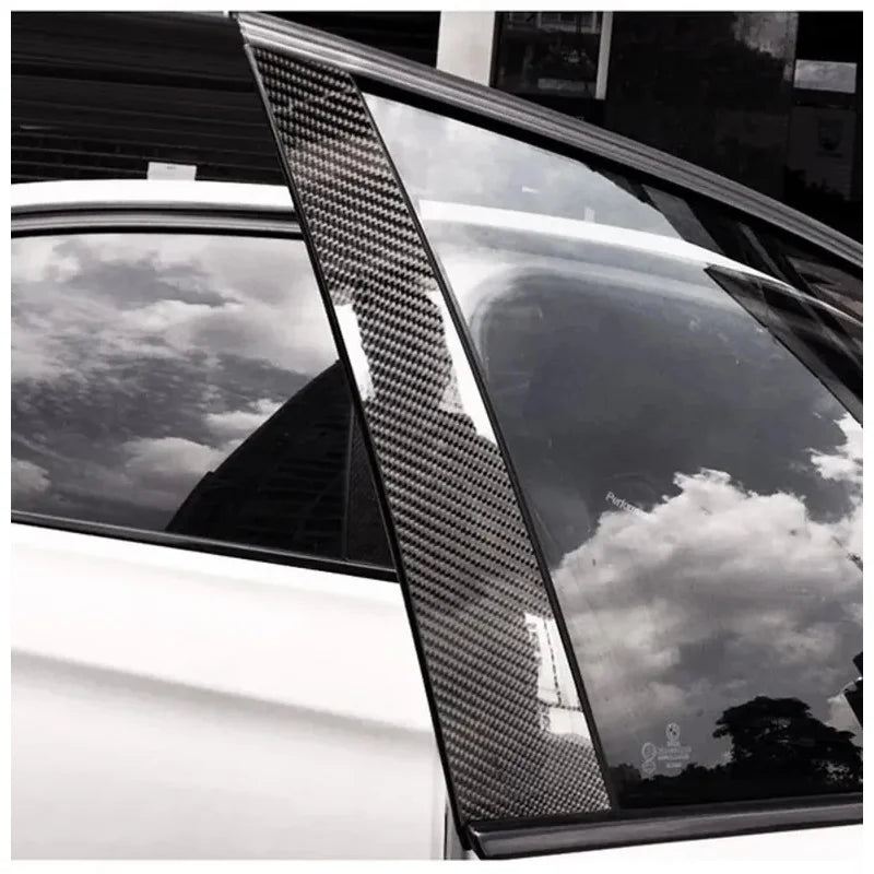 1-2Pcs Nano Carbon Fiber Car Sticker Paste Protector Strip DIY Automotive Protective Film Auto Door Sill Side anti Scratch Tape