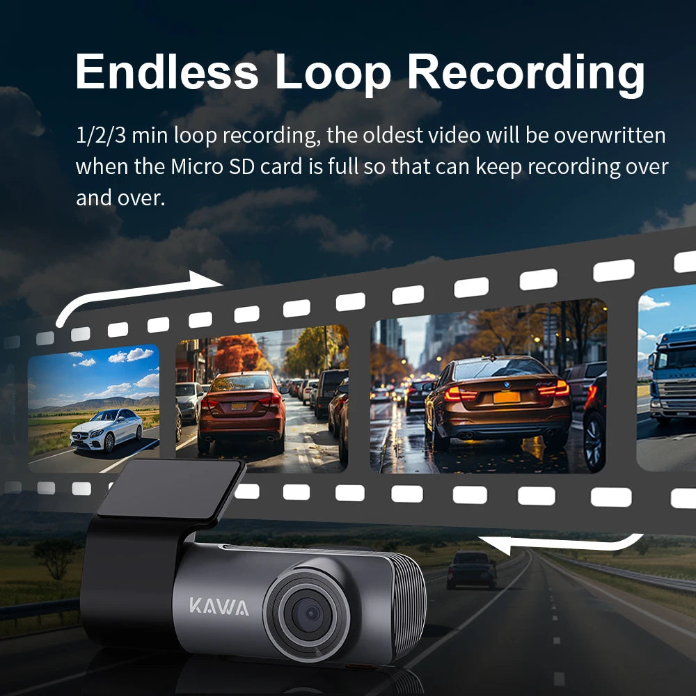 Dash Cam for Cars D5 Video Recorder 2K Dash Camera QHD DVR Voice Control 24H Parking Wifi APP Monitor WDR G-Sensor Dashcam