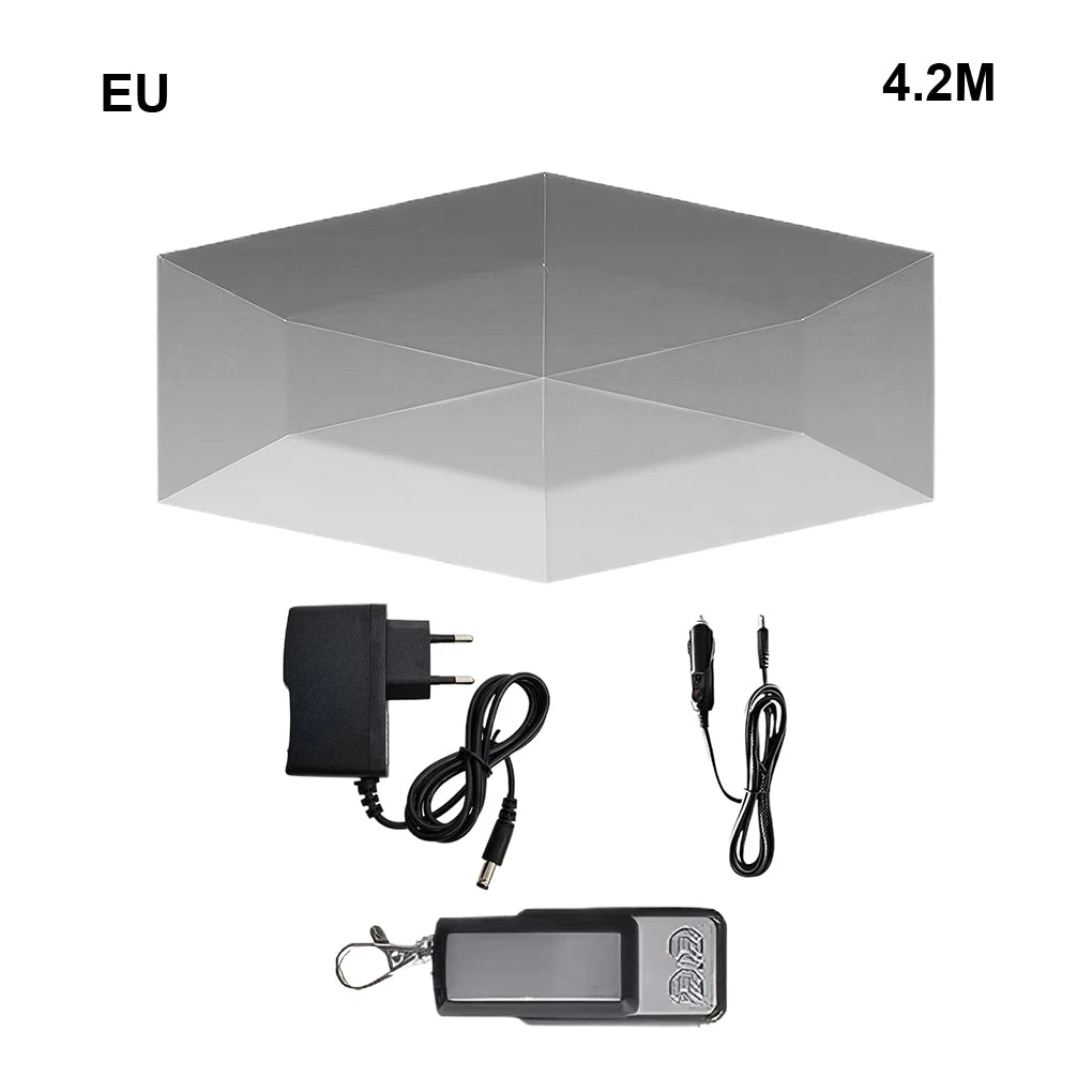 Car Umbrella Fully-Automatic Awning Tent Auto Smart Insulated Cover Outdoor Waterproof Folded Canopy Cover Sun Shade Car Tent