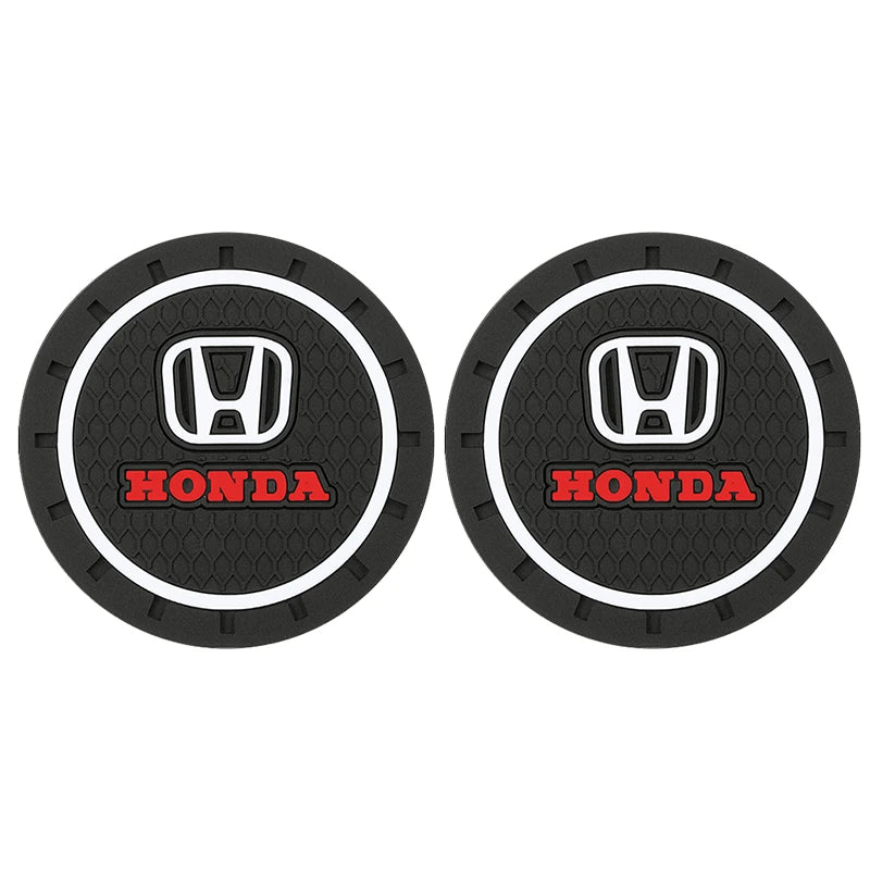 Car Coaster Water Cup Bottle Holder Anti-Slip Pad Mat Silica Gel Waterproof for Odyssey Spirior CR-V Civic City Accord