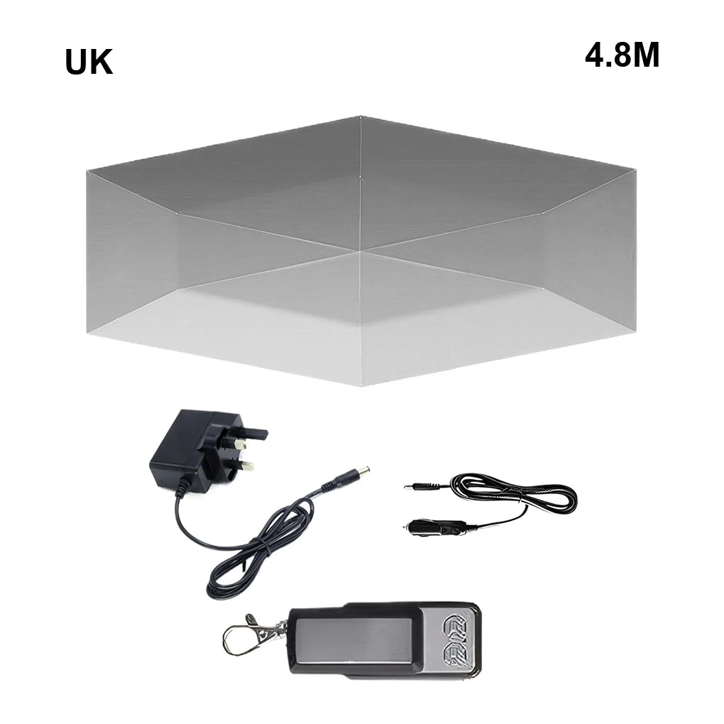 Car Umbrella Fully-Automatic Awning Tent Auto Smart Insulated Cover Outdoor Waterproof Folded Canopy Cover Sun Shade Car Tent