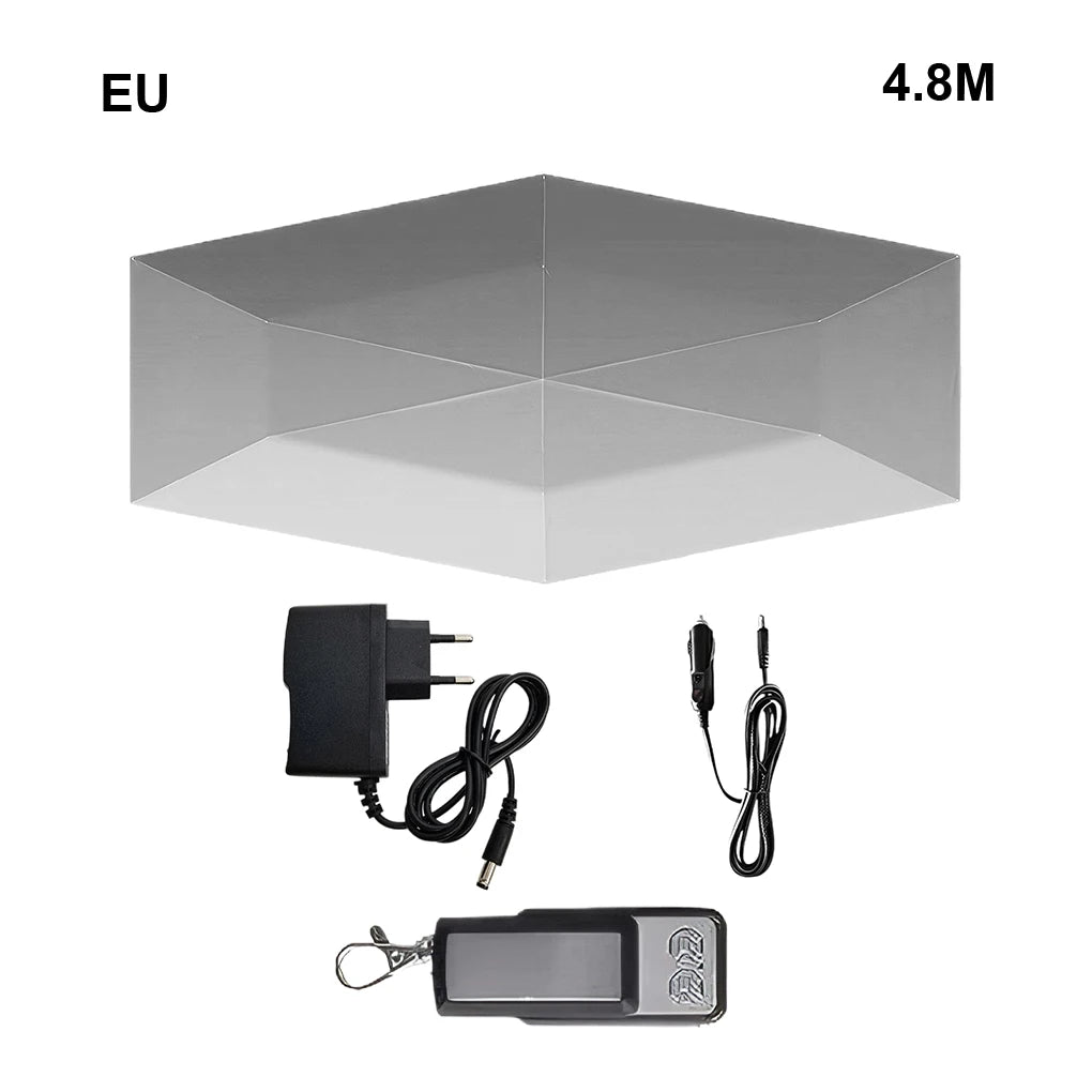 Car Umbrella Fully-Automatic Awning Tent Auto Smart Insulated Cover Outdoor Waterproof Folded Canopy Cover Sun Shade Car Tent