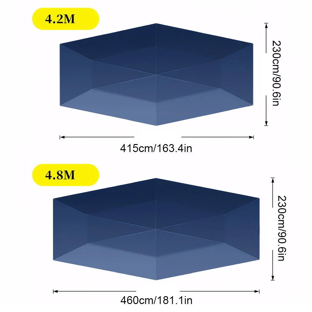 Car Umbrella Fully-Automatic Awning Tent Auto Smart Insulated Cover Outdoor Waterproof Folded Canopy Cover Sun Shade Car Tent