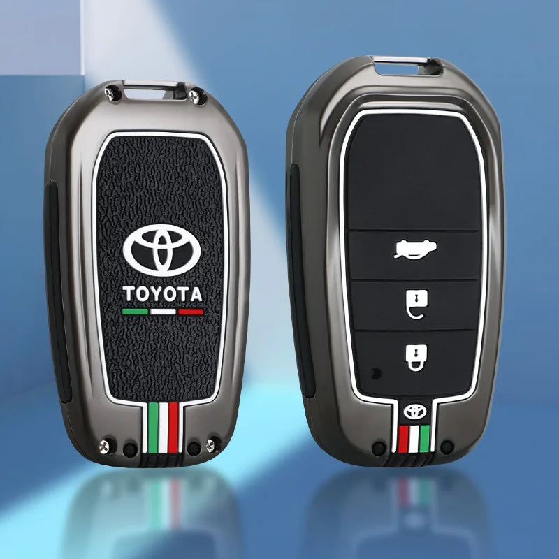 Car Remote Key Cover Case Shell for TOYOTA RAV4 Highland Coralla Hilux Fortuner Land Cruiser Camry Crown Keychain Accessories