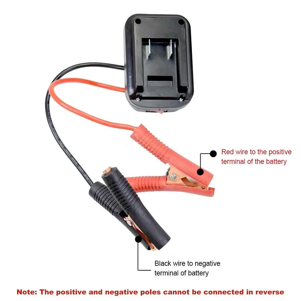 Jump Starter - Booster Cable Adapter Emergency Power DIY Tools