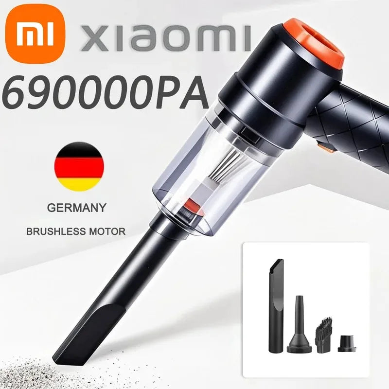 Xiaomi Wireless 690000Pa Car Vacuum Portabale Cleaner Cordless Handheld Vacuum High-Power Vacuum Cleaner for Home Office Car New
