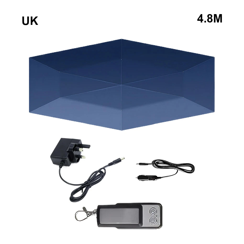 Car Umbrella Fully-Automatic Awning Tent Auto Smart Insulated Cover Outdoor Waterproof Folded Canopy Cover Sun Shade Car Tent