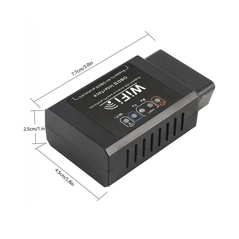 OBD2 WIFI ELM327 V1.5 Scanner Car Code Reader Diagnostic Tool for Iphone IOS /Android Automotive Fault Detector