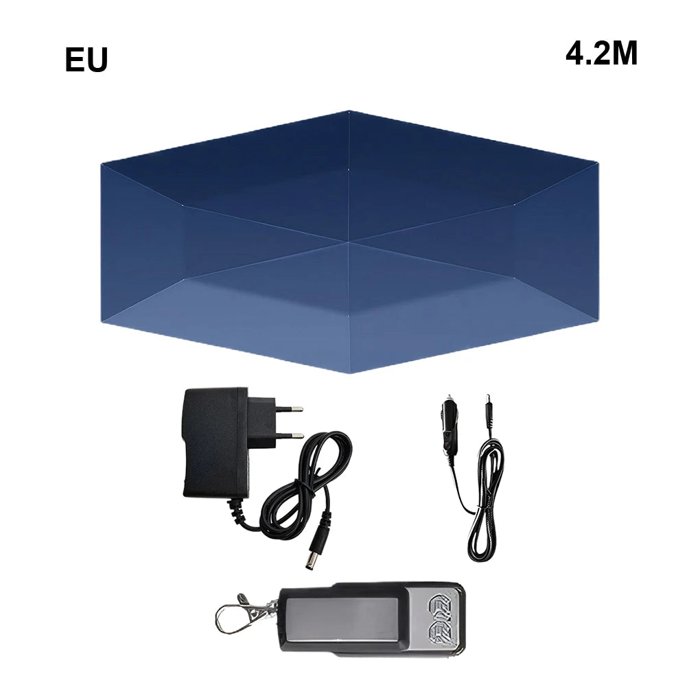 Car Umbrella Fully-Automatic Awning Tent Auto Smart Insulated Cover Outdoor Waterproof Folded Canopy Cover Sun Shade Car Tent