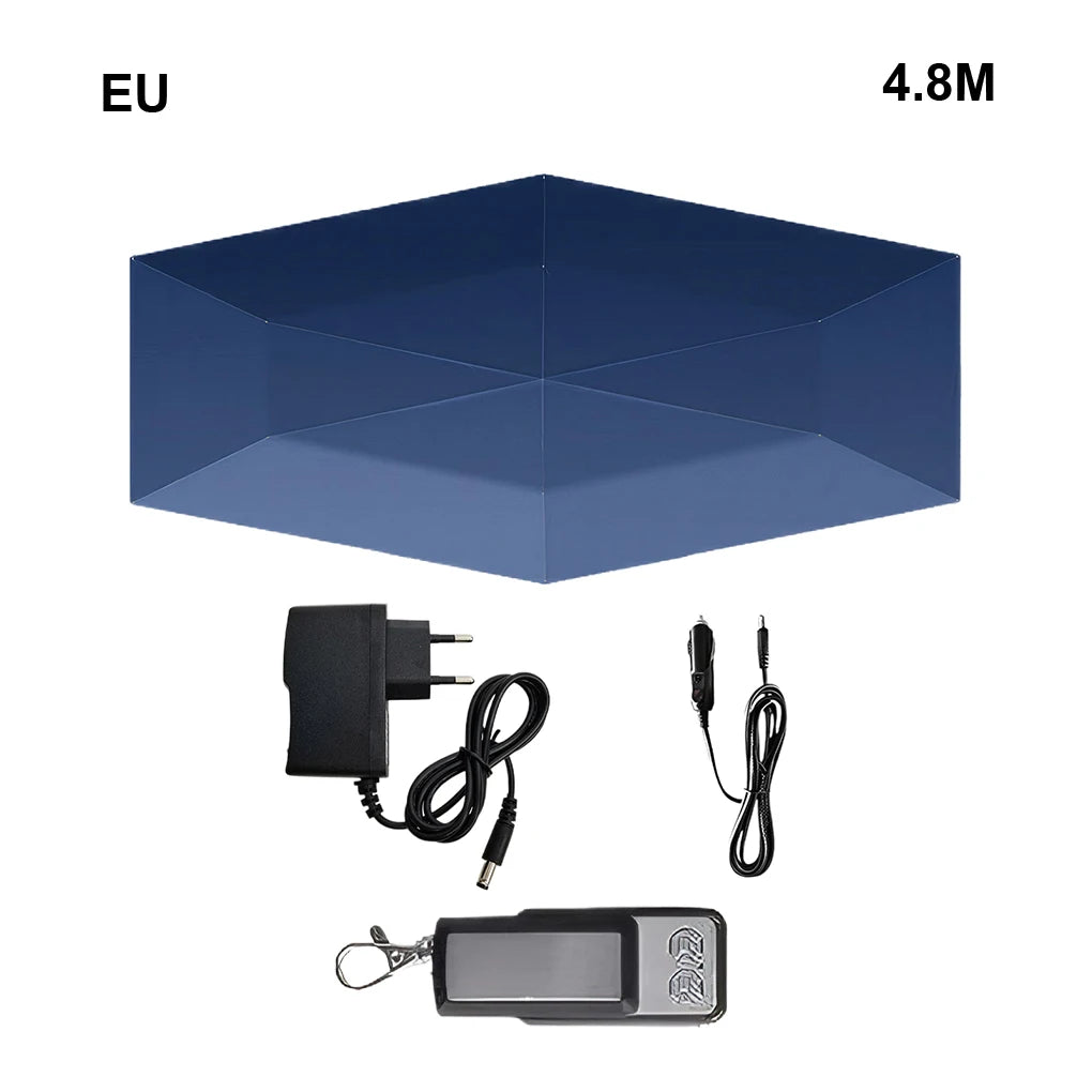 Car Umbrella Fully-Automatic Awning Tent Auto Smart Insulated Cover Outdoor Waterproof Folded Canopy Cover Sun Shade Car Tent