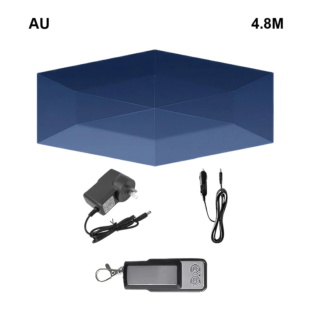 Car Umbrella Fully-Automatic Awning Tent Auto Smart Insulated Cover Outdoor Waterproof Folded Canopy Cover Sun Shade Car Tent
