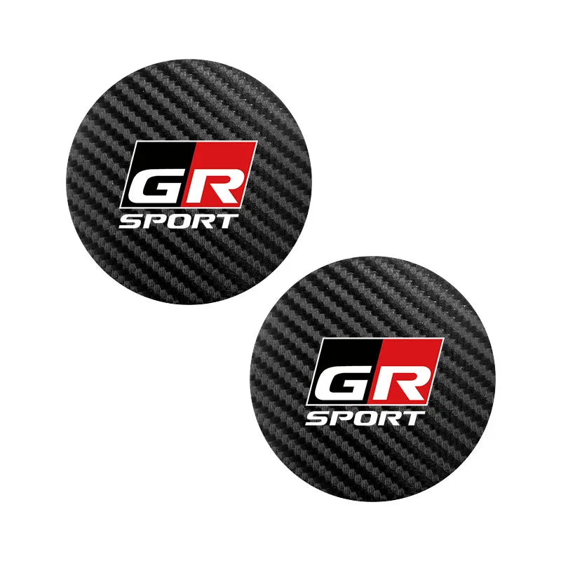 Leather Car Coaster Anti-Slip Water Cup Slot Pad for Toyota Corolla Yaris Aygo Prius RAV4 Crown CHR Camry Auris Verso