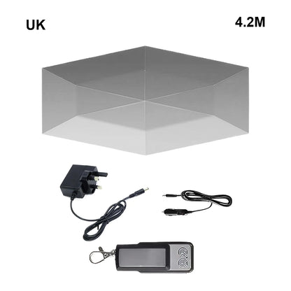 Car Umbrella Fully-Automatic Awning Tent Auto Smart Insulated Cover Outdoor Waterproof Folded Canopy Cover Sun Shade Car Tent