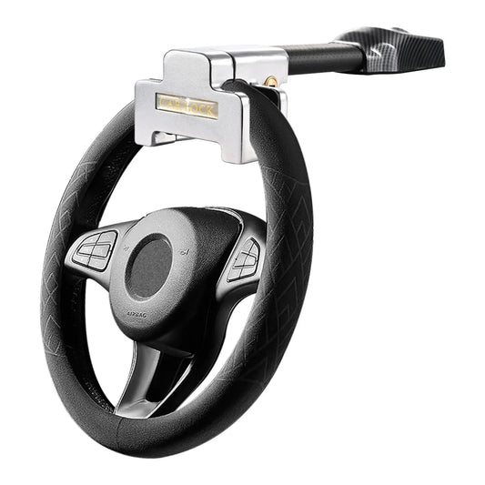 Steering Wheel Lock with Alarm 120Db Steering Wheel Crook Locks for Cars Lock Anti-Theft Device Heavy Duty Alloy Steel General