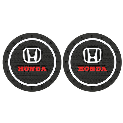 Car Coaster Water Cup Bottle Holder Anti-Slip Pad Mat Silica Gel Waterproof for  Odyssey Spirior CR-V Civic City Accord