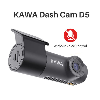 Dash Cam for Cars D5 Video Recorder 2K Dash Camera QHD DVR Voice Control 24H Parking Wifi APP Monitor WDR G-Sensor Dashcam