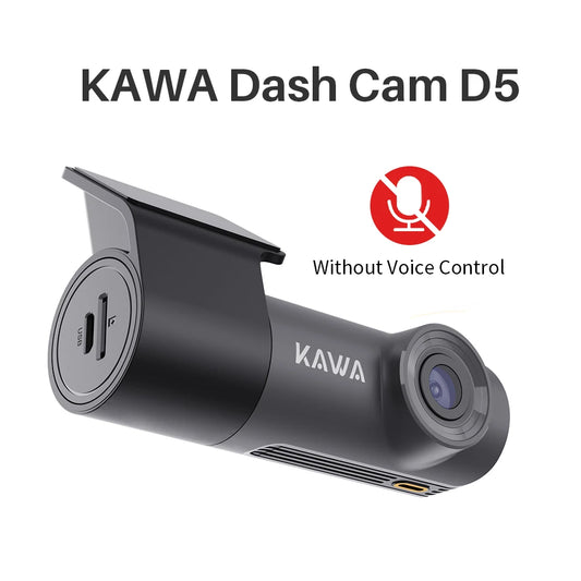 Dash Cam for Cars D5 Video Recorder 2K Dash Camera QHD DVR Voice Control 24H Parking Wifi APP Monitor WDR G-Sensor Dashcam