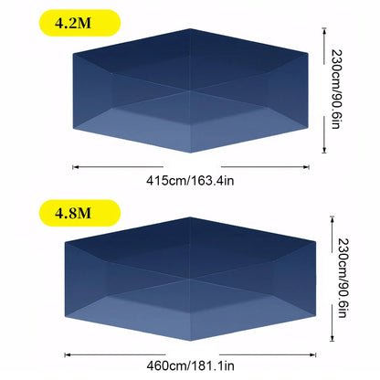 Car Umbrella Fully-Automatic Awning Tent Auto Smart Insulated Cover Outdoor Waterproof Folded Canopy Cover Sun Shade Car Tent
