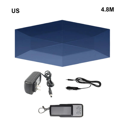 Car Umbrella Fully-Automatic Awning Tent Auto Smart Insulated Cover Outdoor Waterproof Folded Canopy Cover Sun Shade Car Tent