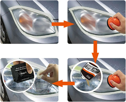 Car Headlight Polish Restoration Kit Automotive Headlight Care Tool Headlight Restoration Kit Car Headlight Restoration Liquid
