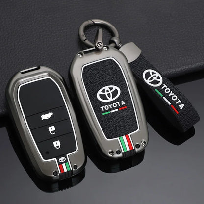 Car Remote Key Cover Case Shell for TOYOTA RAV4 Highland Coralla Hilux Fortuner Land Cruiser Camry Crown Keychain Accessories