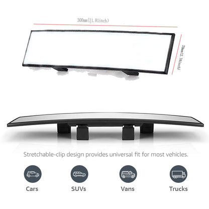 Universal anti Glare Wide Angle Convex Rearview Mirror Car Interior Rear View Baby Child Seat Watch Blue Sun Visor Goggle Safety