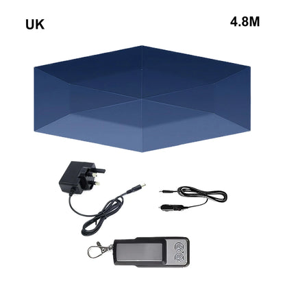 Car Umbrella Fully-Automatic Awning Tent Auto Smart Insulated Cover Outdoor Waterproof Folded Canopy Cover Sun Shade Car Tent