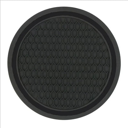 2Pcs Black Car Auto Cup Holder anti Slip Insert Coasters Pads Interior Accessories for Most Cups Accessories