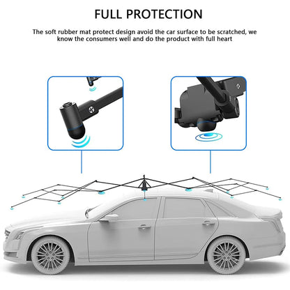 Car Umbrella Fully-Automatic Awning Tent Auto Smart Insulated Cover Outdoor Waterproof Folded Canopy Cover Sun Shade Car Tent