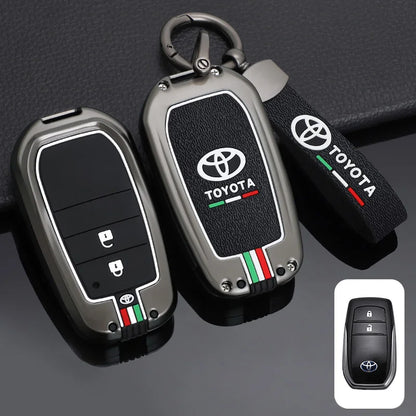 Car Remote Key Cover Case Shell for TOYOTA RAV4 Highland Coralla Hilux Fortuner Land Cruiser Camry Crown Keychain Accessories