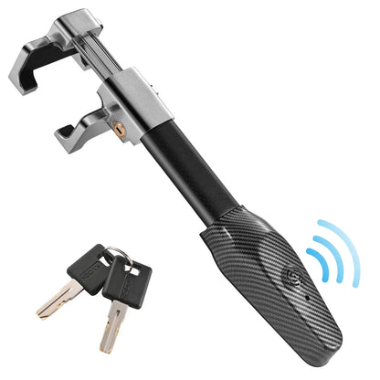 Steering Wheel Lock with Alarm 120Db Steering Wheel Crook Locks for Cars Lock Anti-Theft Device Heavy Duty Alloy Steel General