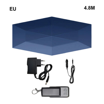 Car Umbrella Fully-Automatic Awning Tent Auto Smart Insulated Cover Outdoor Waterproof Folded Canopy Cover Sun Shade Car Tent